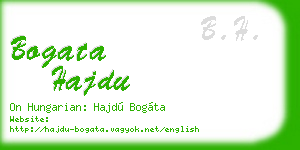 bogata hajdu business card